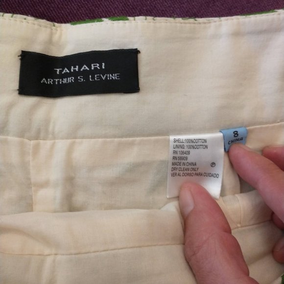 Elie Tahari Embroidered Skirt, Sz 8 - Picture 3 of 5